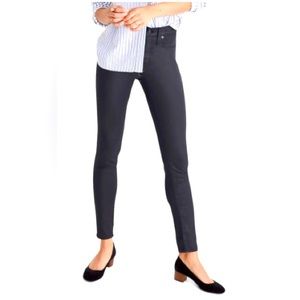 Madewell 9" High-Rise Skinny Jeans: Coated Edition